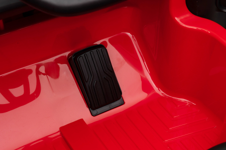 Masinuta electrica Premier 4x4 Mercedes G500, 12V, roti cauciuc EVA, scaun piele ecologica, rosu [56]