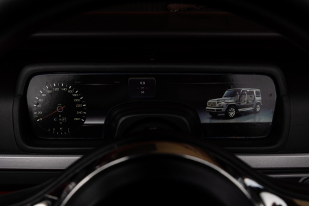 Masinuta electrica Premier 4x4 Mercedes G500, 12V, roti cauciuc EVA, scaun piele ecologica, rosu [74]