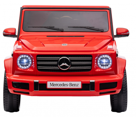 Masinuta electrica Premier 4x4 Mercedes G500, 12V, roti cauciuc EVA, scaun piele ecologica, rosu [3]
