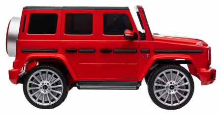 Masinuta electrica Premier 4x4 Mercedes G500, 12V, roti cauciuc EVA, scaun piele ecologica, rosu [13]