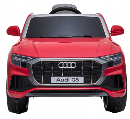 Masinuta electrica Premier Audi Q8, 12V, roti cauciuc EVA, scaun piele ecologica, rosu [2]