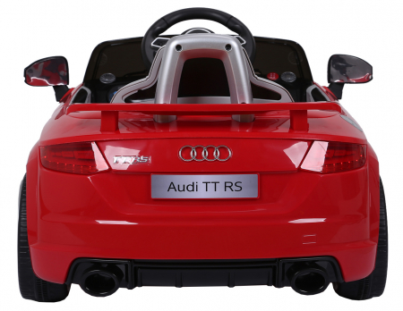 Masinuta electrica Premier Audi TT RS, 12V (2x6V), roti cauciuc EVA, scaun piele ecologica, rosu [2]