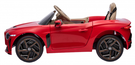 Masinuta electrica 4x4 Premier Bentley Bacalar, 12V, roti cauciuc EVA, scaun piele ecologica, rosu [5]