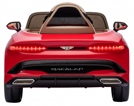 Masinuta electrica 4x4 Premier Bentley Bacalar, 12V, roti cauciuc EVA, scaun piele ecologica, rosu [7]