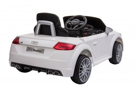 Masinuta electrica Premier Audi TTS Roadster, 12V, roti cauciuc EVA, scaun piele ecologica, alb [6]