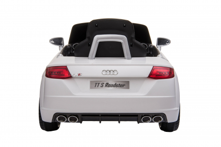 Masinuta electrica Premier Audi TTS Roadster, 12V, roti cauciuc EVA, scaun piele ecologica, alb [5]