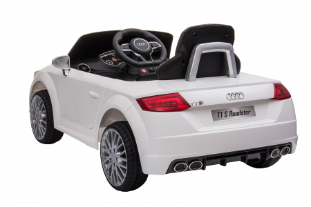Masinuta electrica Premier Audi TTS Roadster, 12V, roti cauciuc EVA, scaun piele ecologica, alb [4]