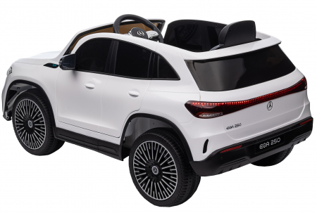 Masinuta electrica Premier 4x4 Mercedes EQA 250, 12V, roti cauciuc EVA, scaun piele ecologica, alb [28]