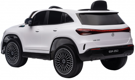 Masinuta electrica Premier 4x4 Mercedes EQA 250, 12V, roti cauciuc EVA, scaun piele ecologica, alb [6]