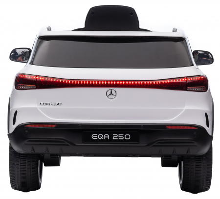 Masinuta electrica Premier 4x4 Mercedes EQA 250, 12V, roti cauciuc EVA, scaun piele ecologica, alb [8]