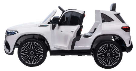 Masinuta electrica Premier 4x4 Mercedes EQA 250, 12V, roti cauciuc EVA, scaun piele ecologica, alb [16]