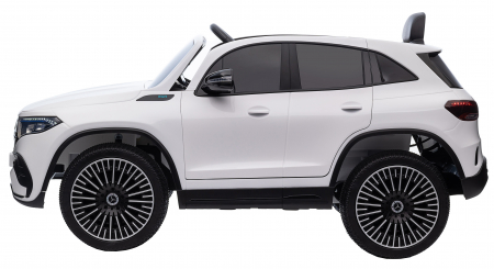 Masinuta electrica Premier 4x4 Mercedes EQA 250, 12V, roti cauciuc EVA, scaun piele ecologica, alb [4]