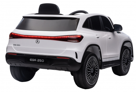 Masinuta electrica Premier 4x4 Mercedes EQA 250, 12V, roti cauciuc EVA, scaun piele ecologica, alb [9]