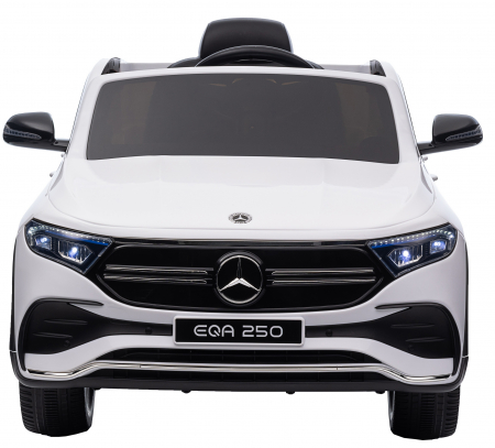 Masinuta electrica Premier 4x4 Mercedes EQA 250, 12V, roti cauciuc EVA, scaun piele ecologica, alb [2]