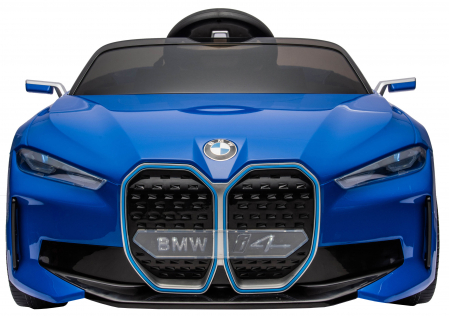 Masinuta electrica Premier BMW i4, 12V, roti cauciuc EVA, scaun piele ecologica, albastru [17]