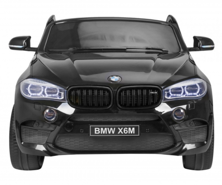 Masinuta electrica Premier BMW X6M, 2 locuri, 12V, roti cauciuc EVA, scaun piele ecologica, negru [5]