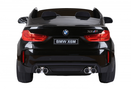 Masinuta electrica Premier BMW X6M, 2 locuri, 12V, roti cauciuc EVA, scaun piele ecologica, negru [1]