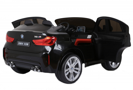 Masinuta electrica Premier BMW X6M, 2 locuri, 12V, roti cauciuc EVA, scaun piele ecologica, negru [2]