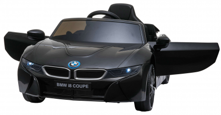 Masinuta electrica Premier BMW i8, 12V, roti cauciuc EVA, scaun piele ecologica, negru [8]