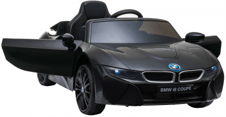 Masinuta electrica Premier BMW i8, 12V, roti cauciuc EVA, scaun piele ecologica, negru [10]