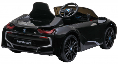 Masinuta electrica Premier BMW i8, 12V, roti cauciuc EVA, scaun piele ecologica, negru [7]