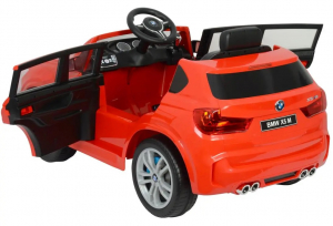 Masinuta electrica SUV Premier BMW X5M, 12V, roti cauciuc EVA, scaun piele ecologica, rosu [3]