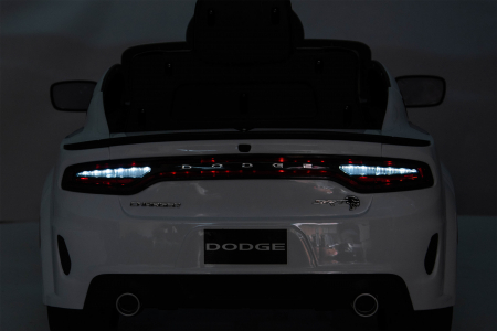 Masinuta electrica Premier Dodge Charger, 12V, roti cauciuc EVA, scaun piele ecologica, roz [12]