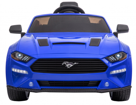 Masinuta electrica Premier Ford Mustang, 12V, roti cauciuc EVA, scaun piele ecologica, albastru [2]