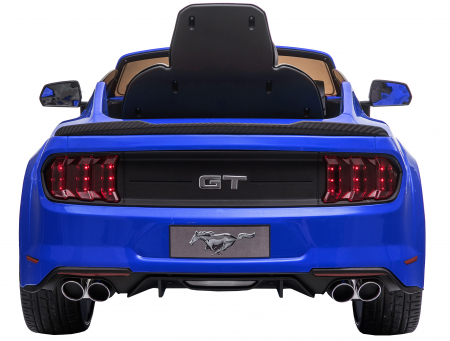 Masinuta electrica Premier Ford Mustang, 12V, roti cauciuc EVA, scaun piele ecologica, albastru [8]