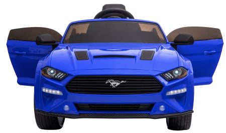 Masinuta electrica Premier Ford Mustang, 12V, roti cauciuc EVA, scaun piele ecologica, albastru [12]