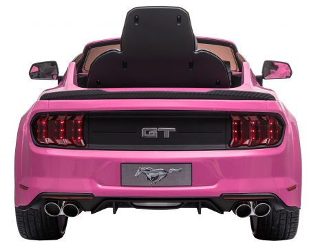 Masinuta electrica Premier Ford Mustang, 12V, roti cauciuc EVA, scaun piele ecologica, roz [9]