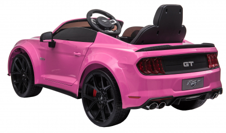 Masinuta electrica Premier Ford Mustang, 12V, roti cauciuc EVA, scaun piele ecologica, roz [7]