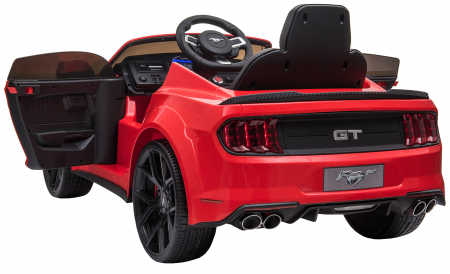 Masinuta electrica Premier Ford Mustang, 12V, roti cauciuc EVA, scaun piele ecologica, rosu [15]