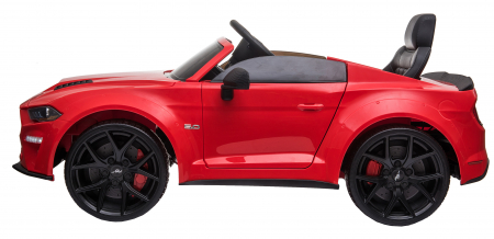 Masinuta electrica Premier Ford Mustang, 12V, roti cauciuc EVA, scaun piele ecologica, rosu [6]