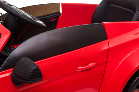 Masinuta electrica Premier Ford Mustang, 12V, roti cauciuc EVA, scaun piele ecologica, rosu [23]