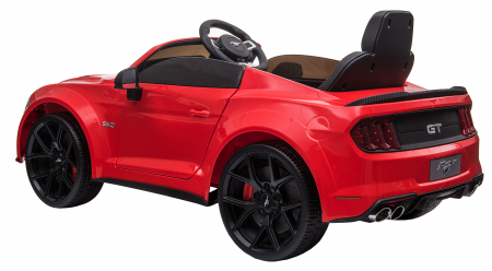 Masinuta electrica Premier Ford Mustang, 12V, roti cauciuc EVA, scaun piele ecologica, rosu [7]