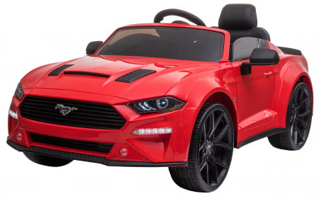 Masinuta electrica Premier Ford Mustang, 12V, roti cauciuc EVA, scaun piele ecologica, rosu [3]