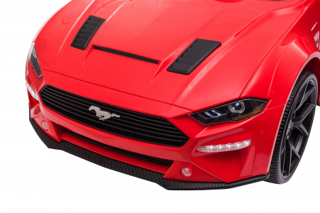 Masinuta electrica Premier Ford Mustang, 12V, roti cauciuc EVA, scaun piele ecologica, rosu [19]