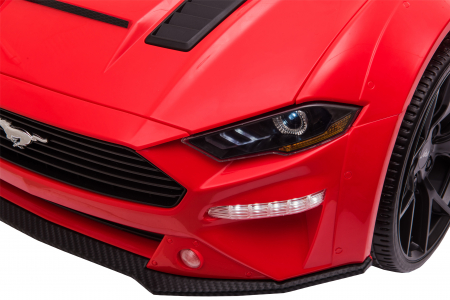Masinuta electrica Premier Ford Mustang, 12V, roti cauciuc EVA, scaun piele ecologica, rosu [20]