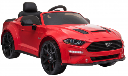Masinuta electrica Premier Ford Mustang, 12V, roti cauciuc EVA, scaun piele ecologica, rosu [11]