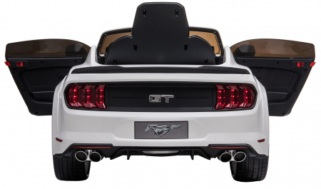 Masinuta electrica Premier Ford Mustang, 12V, roti cauciuc EVA, scaun piele ecologica, alb [16]