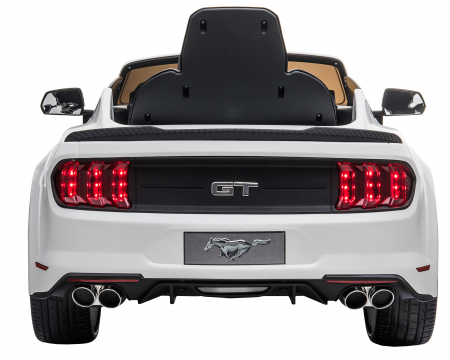 Masinuta electrica Premier Ford Mustang, 12V, roti cauciuc EVA, scaun piele ecologica, alb [8]