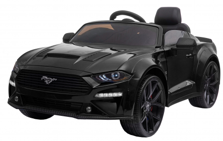 Masinuta electrica Premier Ford Mustang, 12V, roti cauciuc EVA, scaun piele ecologica, negru [1]