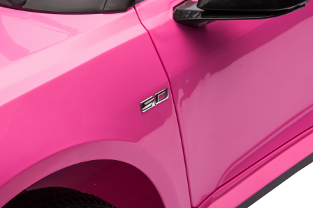 Masinuta electrica Premier Ford Mustang GT Convertible, 12V, roti cauciuc EVA, scaun piele ecologica, roz [18]