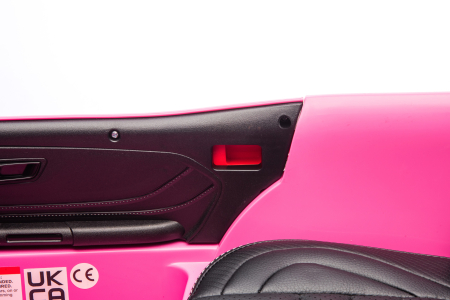 Masinuta electrica Premier Ford Mustang GT Convertible, 12V, roti cauciuc EVA, scaun piele ecologica, roz [22]