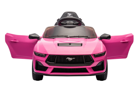 Masinuta electrica Premier Ford Mustang GT Convertible, 12V, roti cauciuc EVA, scaun piele ecologica, roz [9]