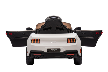 Masinuta electrica Premier Ford Mustang GT Convertible, 12V, roti cauciuc EVA, scaun piele ecologica, alb [11]