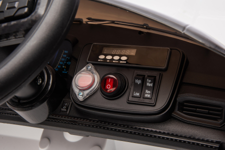 Masinuta electrica Premier Ford Mustang GT Convertible, 12V, roti cauciuc EVA, scaun piele ecologica, alb [23]