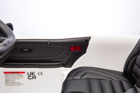 Masinuta electrica Premier Ford Mustang GT Convertible, 12V, roti cauciuc EVA, scaun piele ecologica, alb [20]