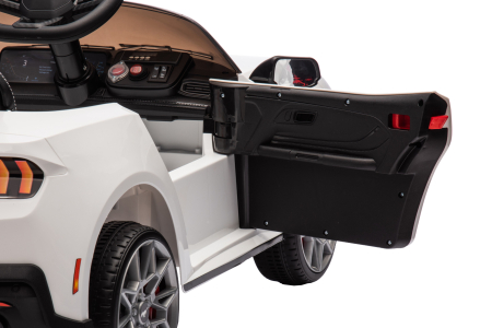 Masinuta electrica Premier Ford Mustang GT Convertible, 12V, roti cauciuc EVA, scaun piele ecologica, alb [12]